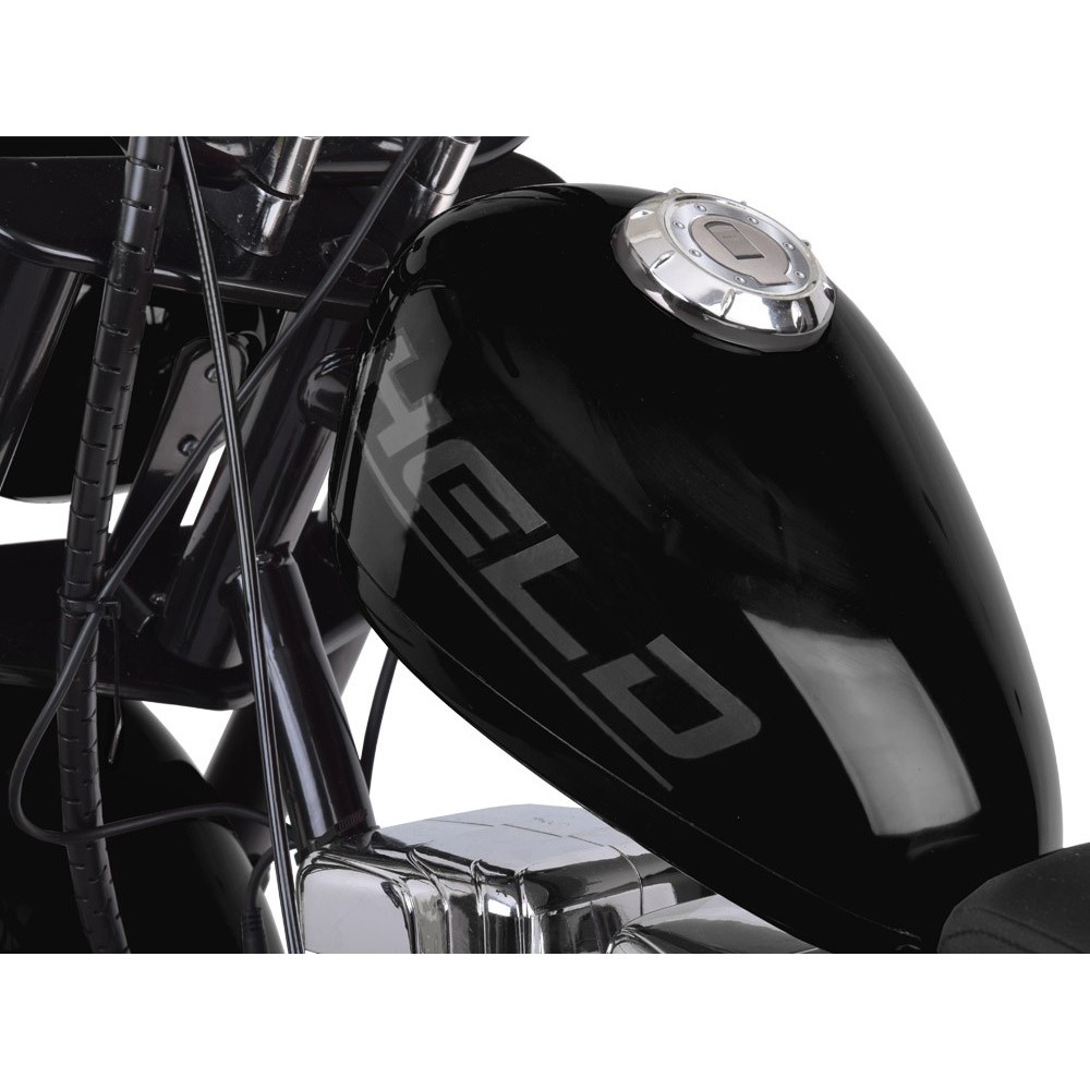 JOKO Elektrická Motorka Chopper 24V, nosnosť 80kg, rýchlosť 20km/h, nafukovacie kolesá, kožené sedadlo, čierna