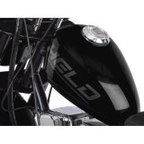 JOKO Elektrická Motorka Chopper 24V, nosnosť 80kg, rýchlosť 20km/h, nafukovacie kolesá, kožené sedadlo, čierna