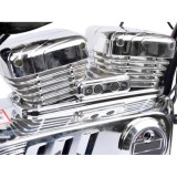 JOKO Elektrická Motorka Chopper 24V, nosnosť 80kg, rýchlosť 20km/h, nafukovacie kolesá, kožené sedadlo, čierna
