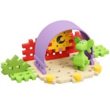 Marioinex Dragon Diplodocus a Jungle Mini waffle 25 kusov 3D + figúrka