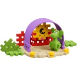 Marioinex Dragon Diplodocus a Jungle Mini waffle 25 kusov 3D + figúrka