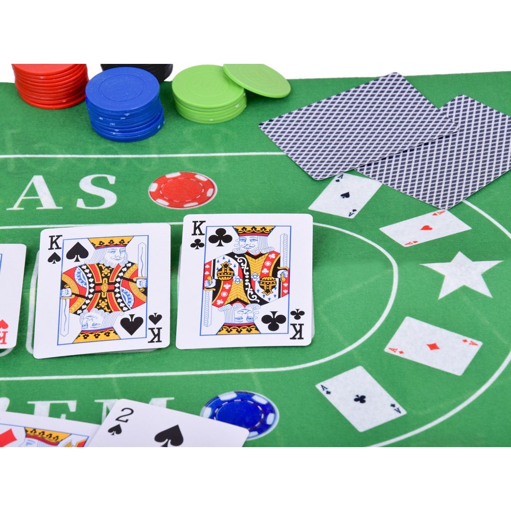JOKO Sada Hier 2in1 Poker a BlackJack + žetóny, karty, doska