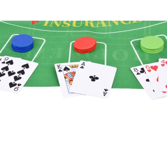 JOKO Sada Hier 2in1 Poker a BlackJack + žetóny, karty, doska