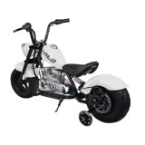 JOKO Elektrická Motorka Chopper 24V, nosnosť 80kg, rýchlosť 20km/h, nafukovacie kolesá, kožené sedadlo, biela