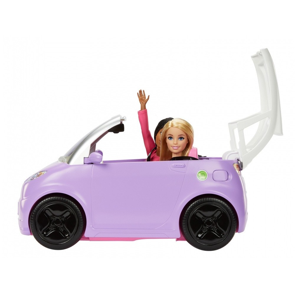 MATTEL Auto Barbie Elektromobil s Nabíjacou stanicou, fialové