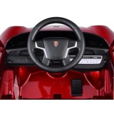 JOKO Elektrické Autíčko Porsche RUF CTR3, Lakované, penové kolesá, kožené sedadlo, červené