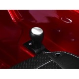 JOKO Elektrické Autíčko Porsche RUF CTR3, Lakované, penové kolesá, kožené sedadlo, červené