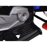 JOKO Elektrická Štvorkolka 4x4, penové kolesá, kožené sedadlo, diaľkové ovládanie, vlajka, modrá