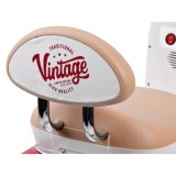 JOKO Elektrická motorka Skúter Retro Vintage, USB, MP3, Diaľkové ovládanie, červená