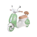 JOKO Elektrická motorka Skúter Retro Vintage, USB, MP3, Diaľkové ovládanie, zelená