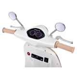 JOKO Elektrická motorka Skúter Retro Vintage, USB, MP3, Diaľkové ovládanie, oranžová