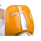 JOKO Elektrická motorka Skúter Retro Vintage, USB, MP3, Diaľkové ovládanie, oranžová