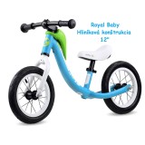 Royal Baby Detské odrážalo PONY SPRINT 12" s hliníkovou konštrukciou + popruh na prenášanie, modré