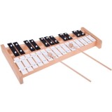 JOKO Veľký Drevený Xylofón 27-tónové chromatické zvony 42cm