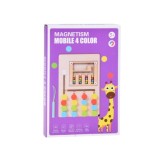 JOKO Montessori Drevené puzzle s guličkami a Magnetyckým perom