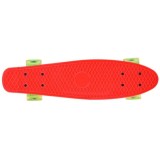 JOKO Detský Skateboard s LED svetlom, nosnosť 50kg, červený