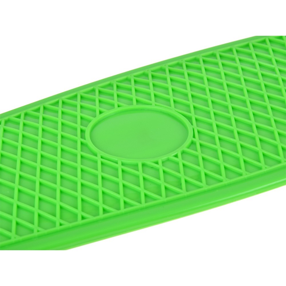 JOKO Detský Skateboard s LED svetlom, nosnosť 50kg, zelený