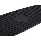 JOKO Detský Skateboard s LED svetlom, nosnosť 50kg, čierny