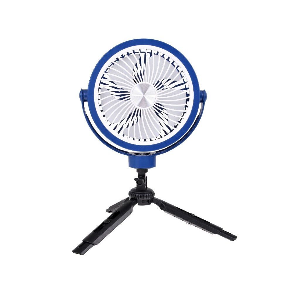 JOKO Tichý Bezdrôtový Stolový ventilátor 20cm, 360° chladenie, 3 režimy chladenia, modrý