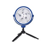 JOKO Tichý Bezdrôtový Stolový ventilátor 20cm, 360° chladenie, 3 režimy chladenia, modrý