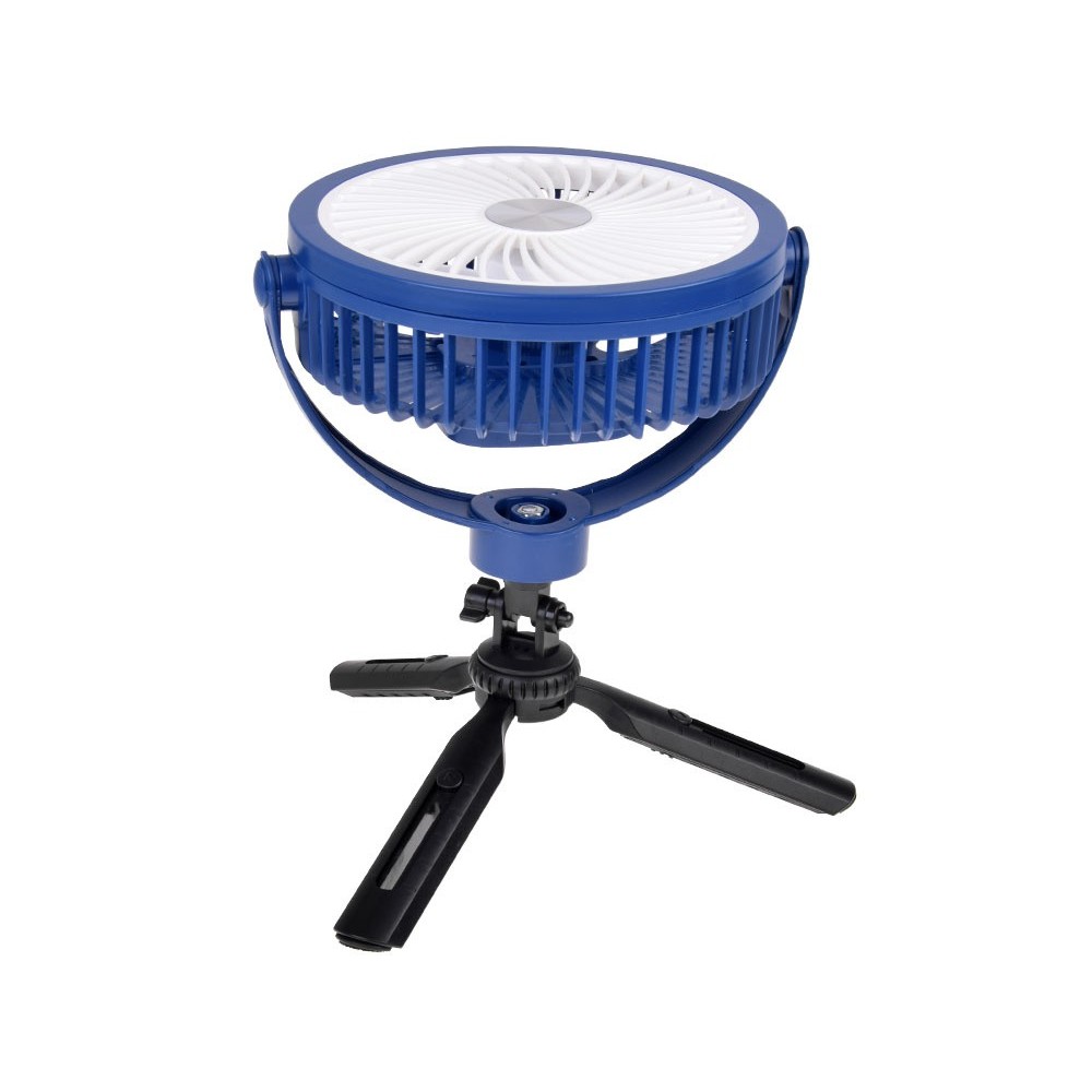 JOKO Tichý Bezdrôtový Stolový ventilátor 20cm, 360° chladenie, 3 režimy chladenia, modrý