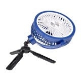 JOKO Tichý Bezdrôtový Stolový ventilátor 20cm, 360° chladenie, 3 režimy chladenia, modrý