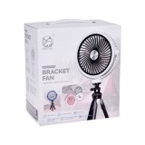 JOKO Tichý Bezdrôtový Stolový ventilátor 20cm, 360° chladenie, 3 režimy chladenia, modrý