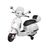 JOKO Elektrická motorka Skúter Vespa GTS, kožené sedadlo, biela