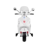JOKO Elektrická motorka Skúter Vespa GTS, kožené sedadlo, biela
