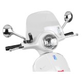 JOKO Elektrická motorka Skúter Vespa GTS, kožené sedadlo, biela