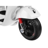 JOKO Elektrická motorka Skúter Vespa GTS, kožené sedadlo, biela