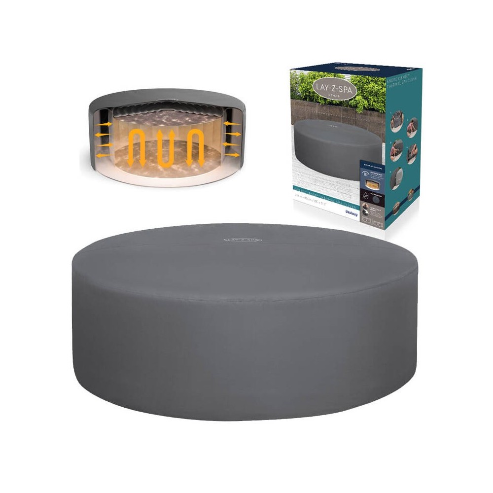 BESTWAY 60333 Kompletný Termokryt Lay-Z-Spa Xtras EnergySense Plus na vírivku s priemerom 216cm