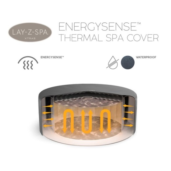 BESTWAY 60333 Kompletný Termokryt Lay-Z-Spa Xtras EnergySense Plus na vírivku s priemerom 216cm