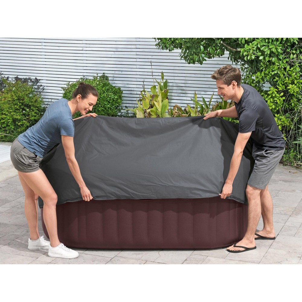 BESTWAY 60333 Kompletný Termokryt Lay-Z-Spa Xtras EnergySense Plus na vírivku 201 x 201 x 80 cm
