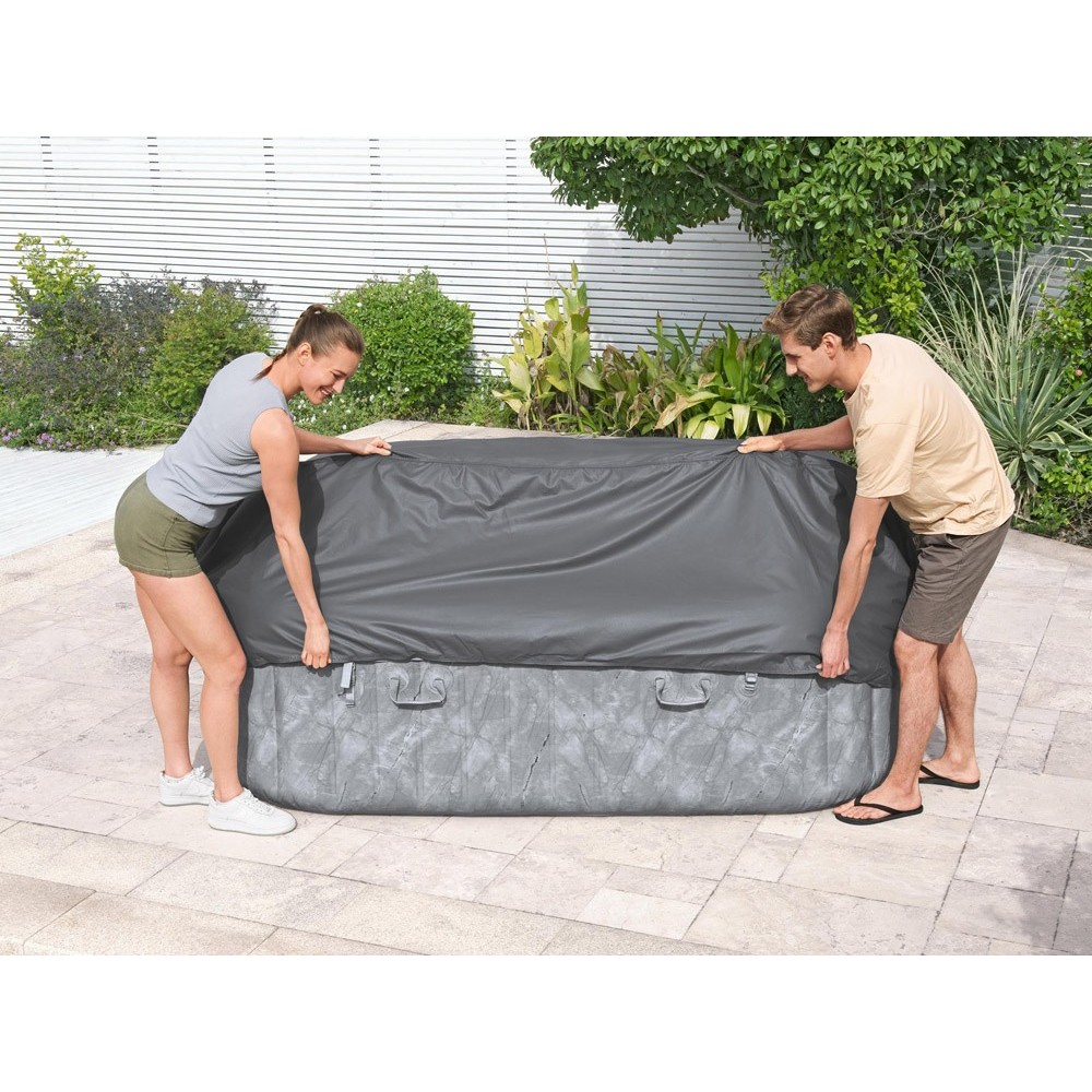 BESTWAY 60333 Kompletný Termokryt Lay-Z-Spa Xtras EnergySense Plus na vírivku 230 x 230 x 71 cm
