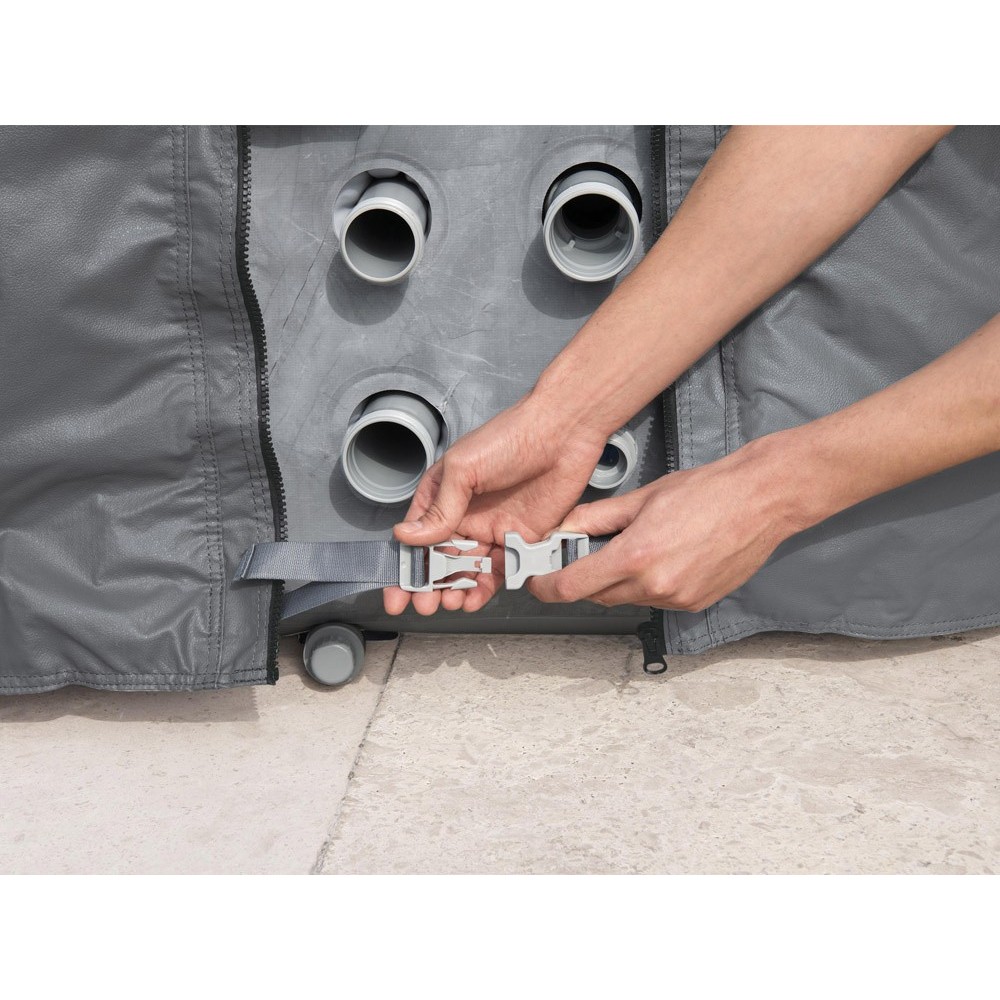 BESTWAY 60333 Kompletný Termokryt Lay-Z-Spa Xtras EnergySense Plus na vírivku 230 x 230 x 71 cm