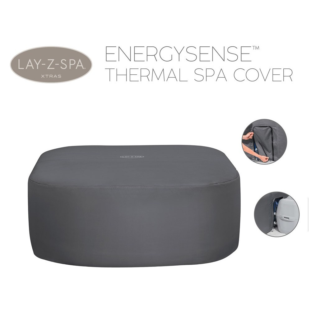 BESTWAY 60333 Kompletný Termokryt Lay-Z-Spa Xtras EnergySense Plus na vírivku 230 x 230 x 71 cm