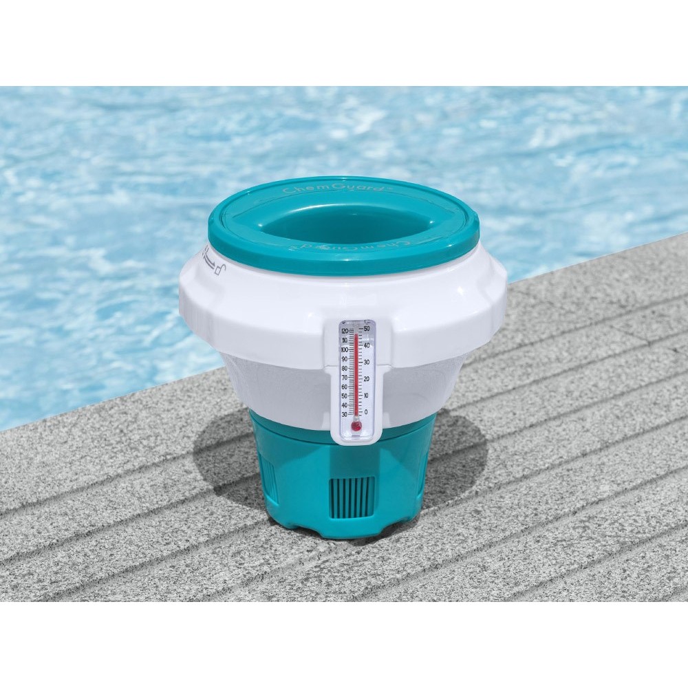 Bestway 58701 CHEMGUARD Plavák s teplomerom na 200g tablety