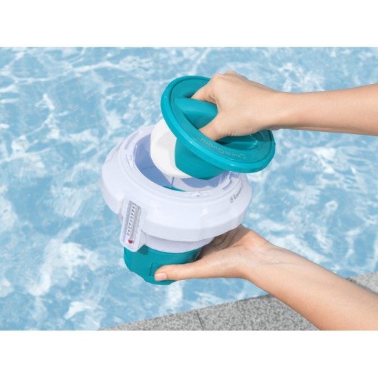 Bestway 58701 CHEMGUARD Plavák s teplomerom na 200g tablety