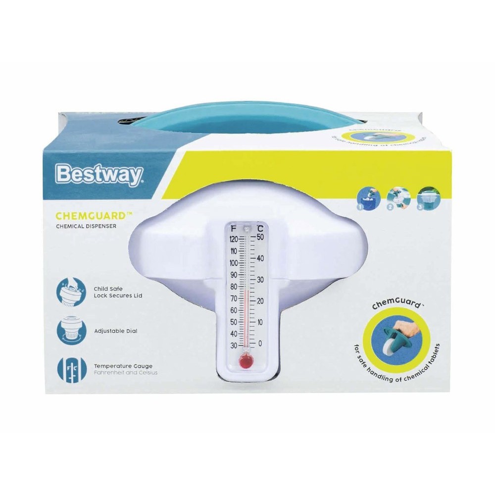 Bestway 58701 CHEMGUARD Plavák s teplomerom na 200g tablety