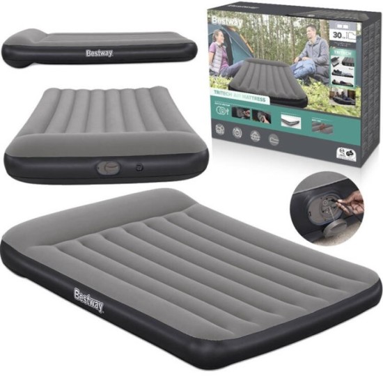 Bestway 671BR Nafukovací matrac Tritech pre 2 osoby + vstavaná USB pumpa