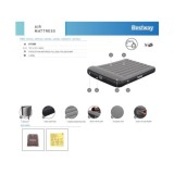 Bestway 671BR Nafukovací matrac Tritech pre 2 osoby + vstavaná USB pumpa