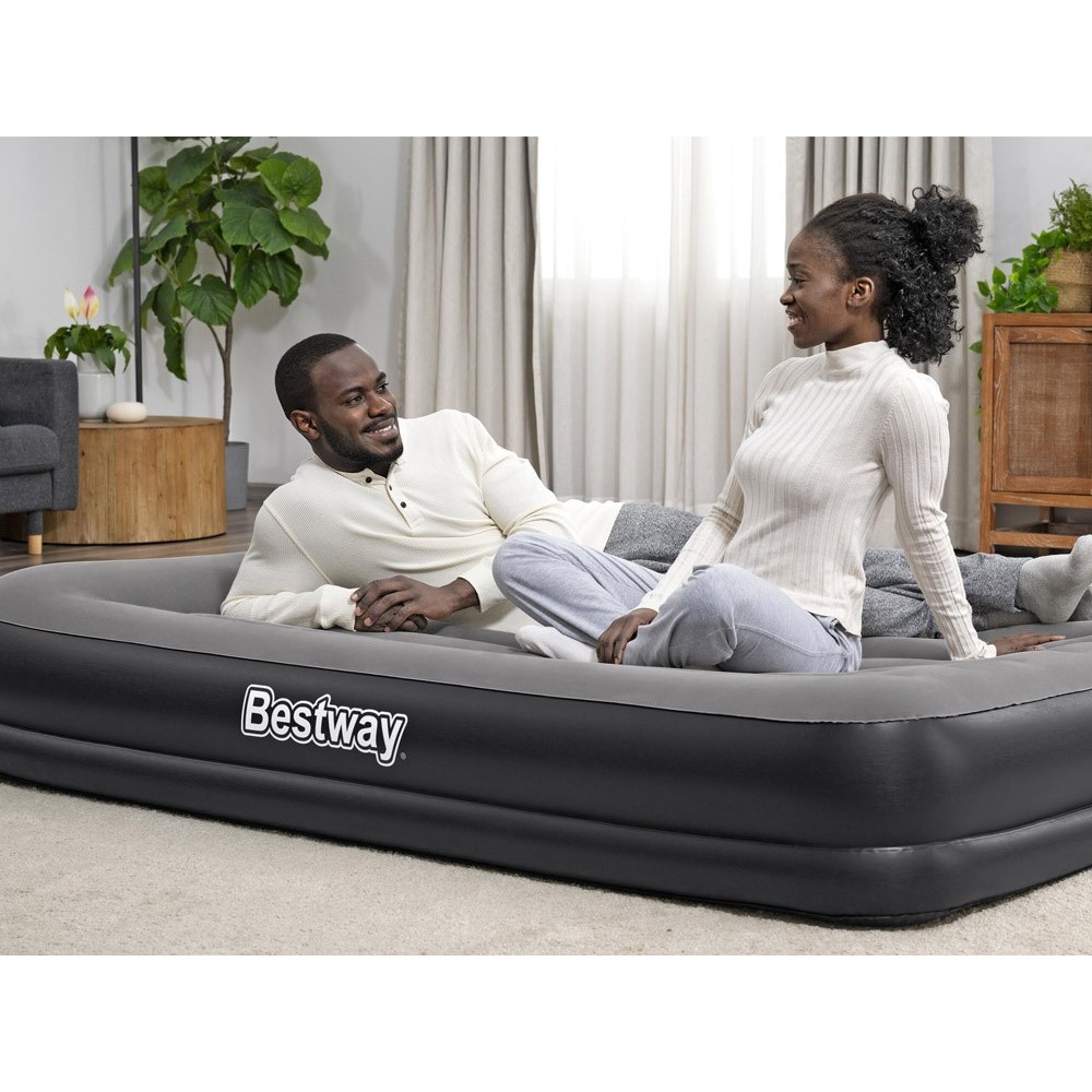 Bestway 671BU Nafukovací matrac Bestway Tritech so vstavanou USB pumpou 152x203cm
