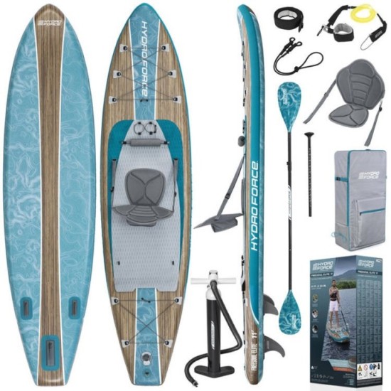 Bestway 65350 Nafukovacia doska Stand up Paddleboard Hydro Force® Freesoul Elite 2v1 335cm + veslo + sedadlo + taška