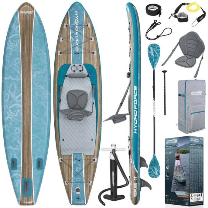 Bestway 65350 Nafukovacia doska Stand up Paddleboard Hydro Force® Freesoul Elite 2v1 335cm + veslo + sedadlo + taška