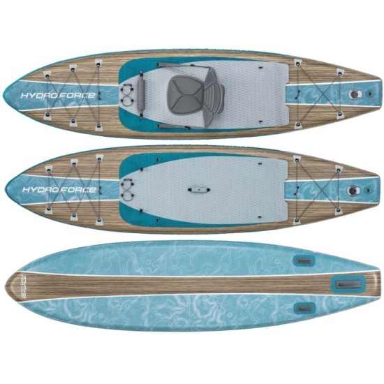 Bestway 65350 Nafukovacia doska Stand up Paddleboard Hydro Force® Freesoul Elite 2v1 335cm + veslo + sedadlo + taška