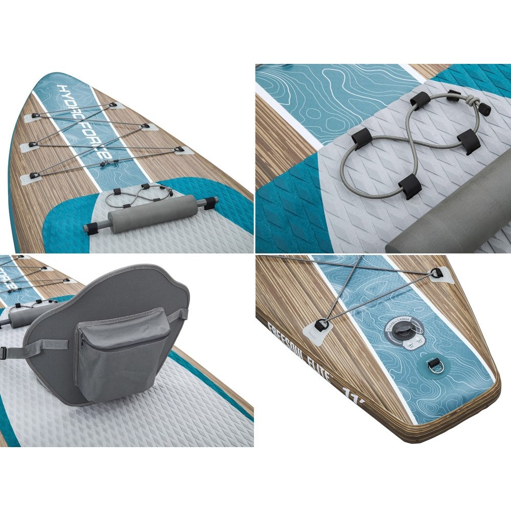 Bestway 65350 Nafukovacia doska Stand up Paddleboard Hydro Force® Freesoul Elite 2v1 335cm + veslo + sedadlo + taška