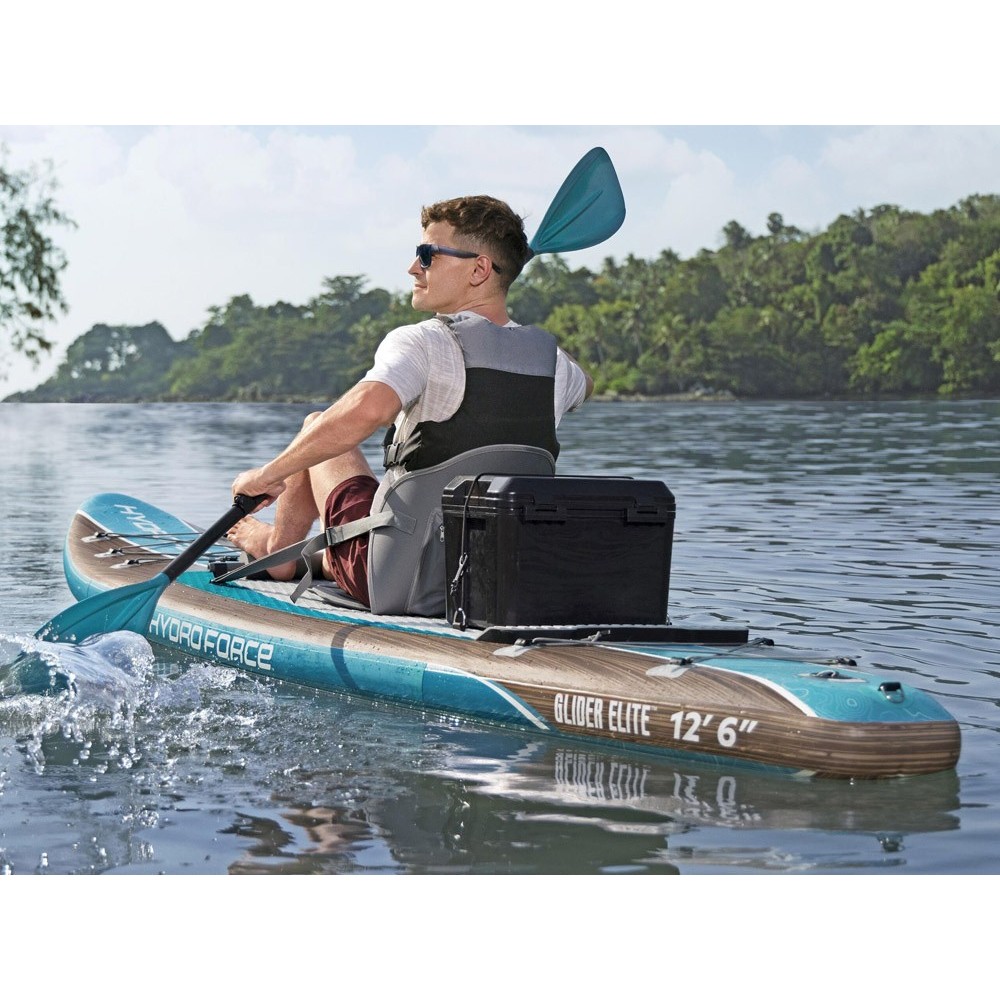 Bestway 65350 Nafukovacia doska Stand up Paddleboard Hydro Force® Glider Elite 2v1 381cm + veslo + sedadlo + taška