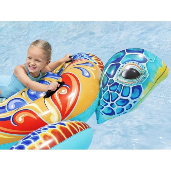 Bestway Nafukovací Matrac Korytnačka Majolika s rúčkami 183 cm x 173 cm