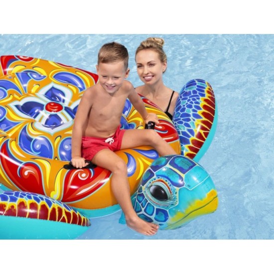 Bestway Nafukovací Matrac Korytnačka Majolika s rúčkami 183 cm x 173 cm